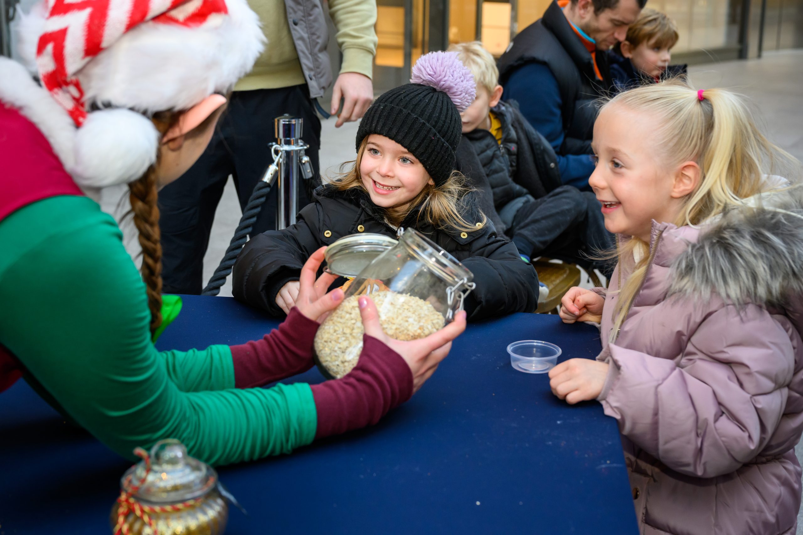 St James Quarter, Christmas Elves and story telling