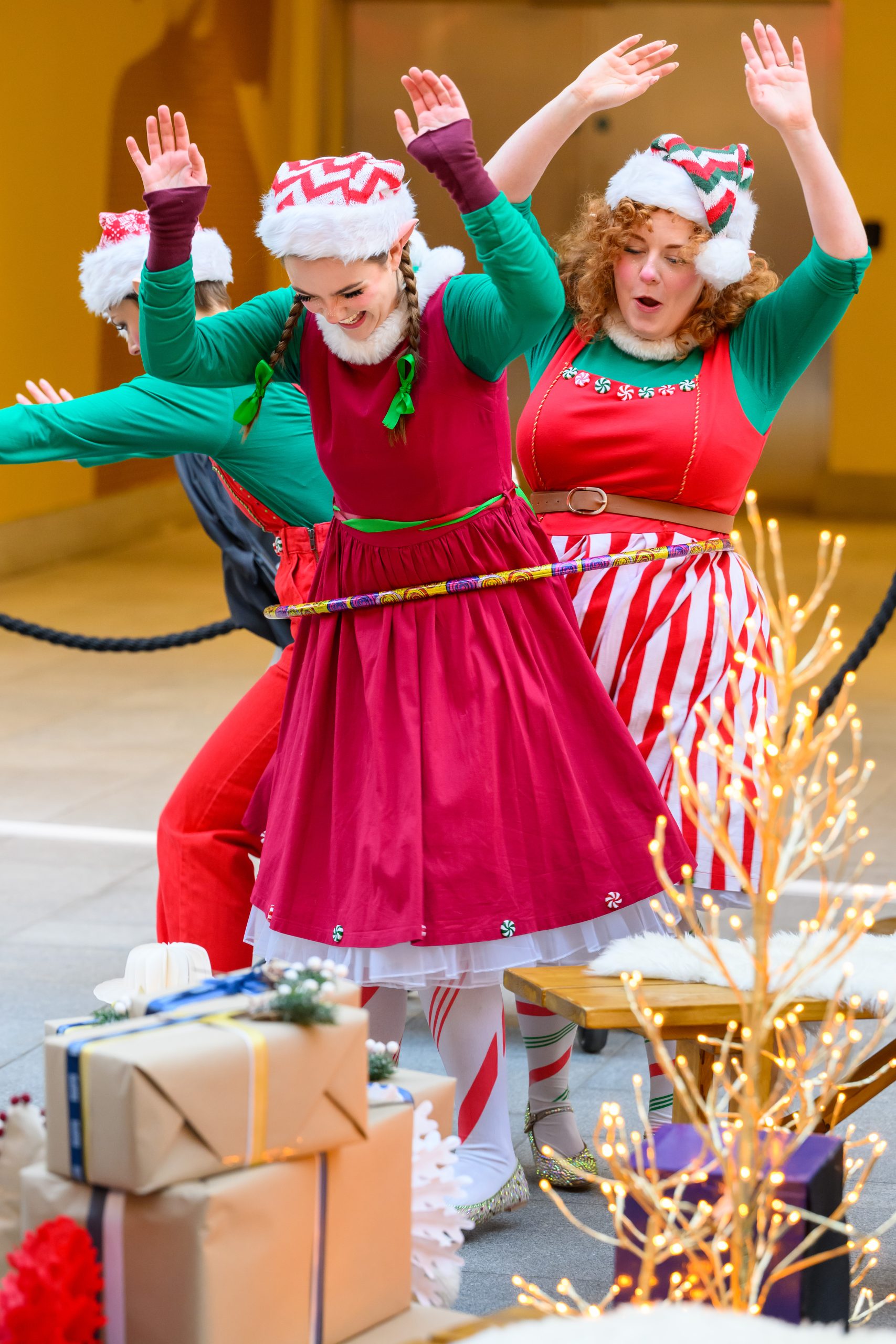 St James Quarter, Christmas Elves and story telling